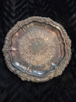 F.B Rogers silver co platter
