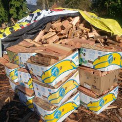 Firewood Bundles In A Banana Box Double A Store Bundle Clean And Ready To Burn 🔥 