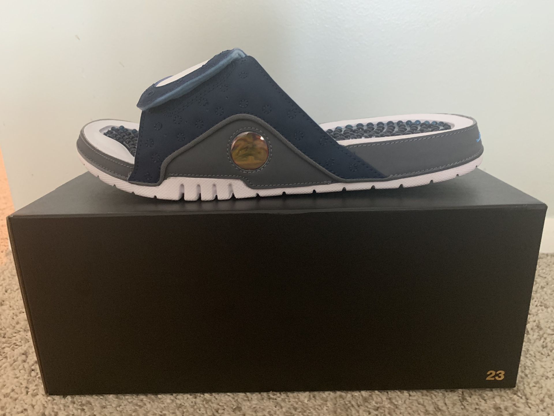 Jordan hydro 13 slides retro flint sz 10