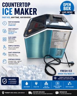 🧊 BRAND NEW COUNTERTOP ICE MAKER – OPEN BOX! 🧊