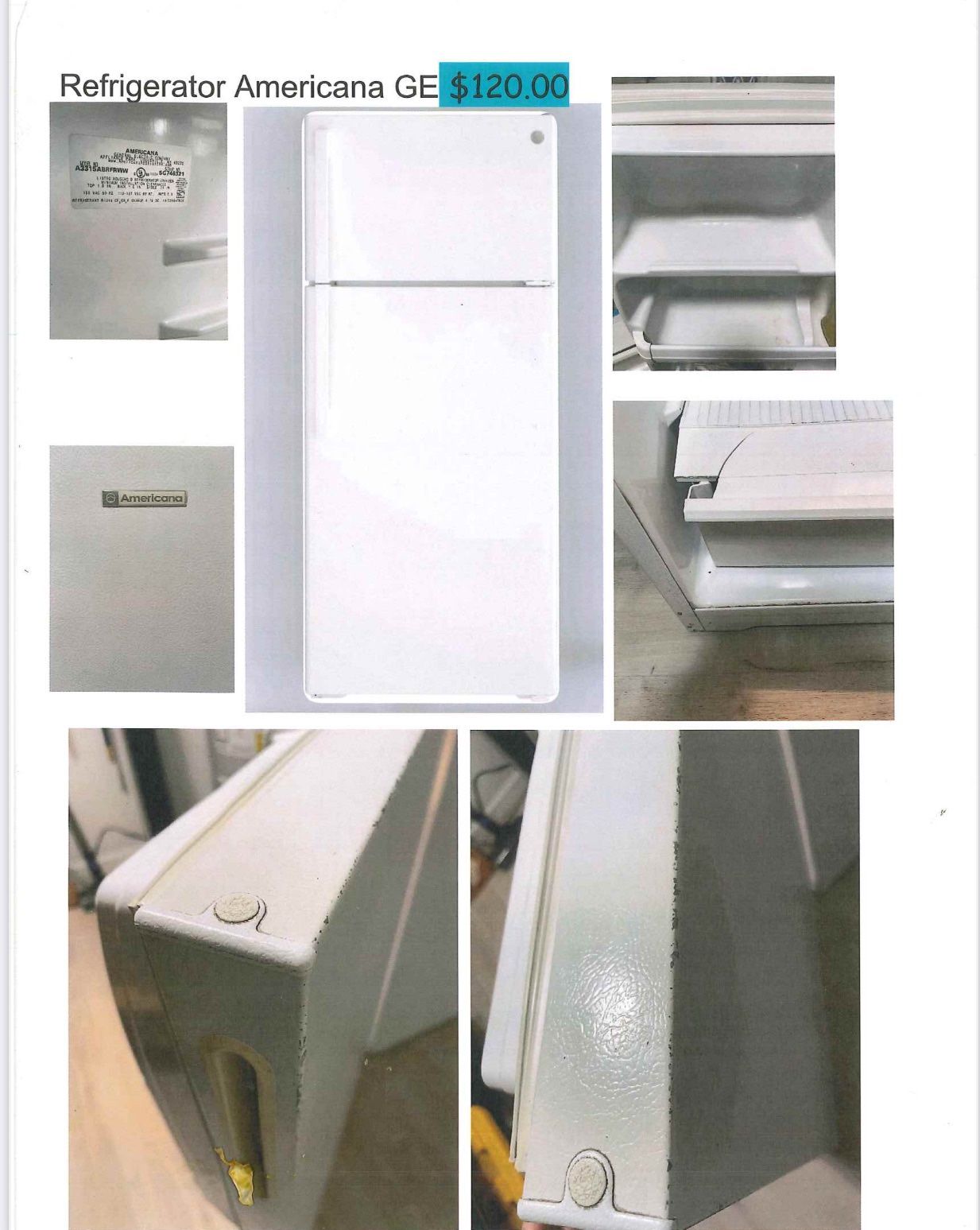 Americana Refrigerator