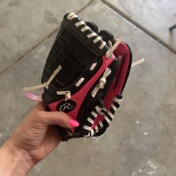 Pink Black Kids Glove