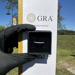 NEW! ‘Round TINA’ Moissanite Diamond Engagement Ring 1ct (Pass Tester) SIZE 5,6,7,8,9