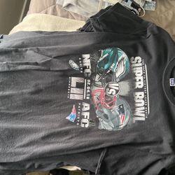 Eagles Patriots Super Bowl Shirt 