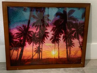 Framed diamond dot art