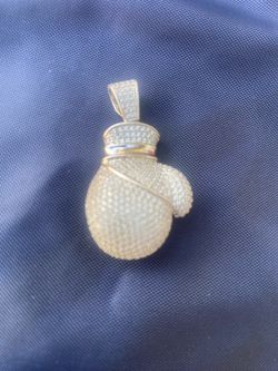 925 silver boxing glove