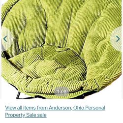 Fold Out Big Saucer Chair 