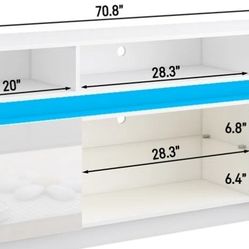 LED TV Stand for 80 Inch TV, 