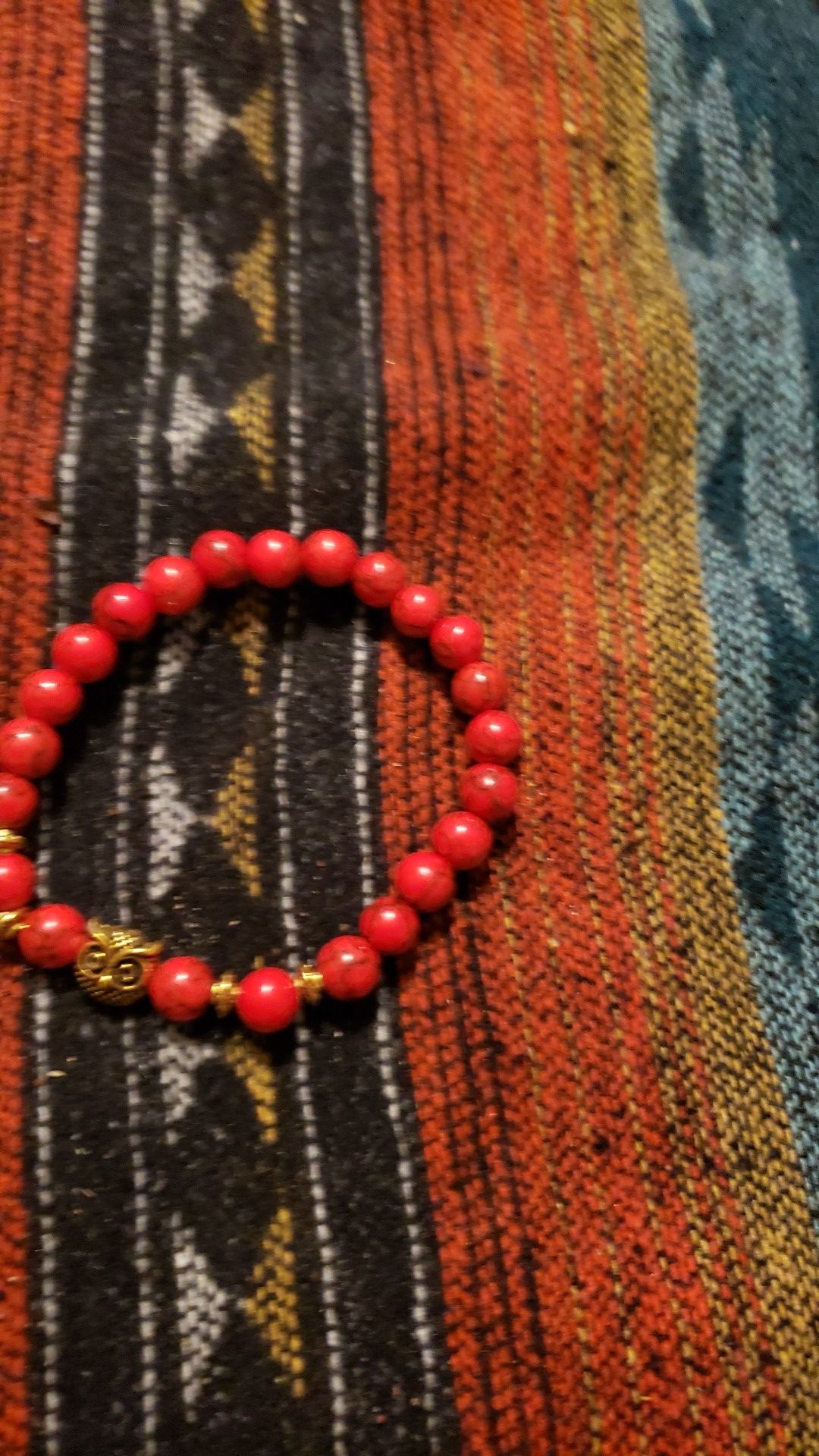 real stones unisex bracelet