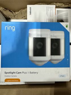 Ring spotlight cam plus 2 pack brand new