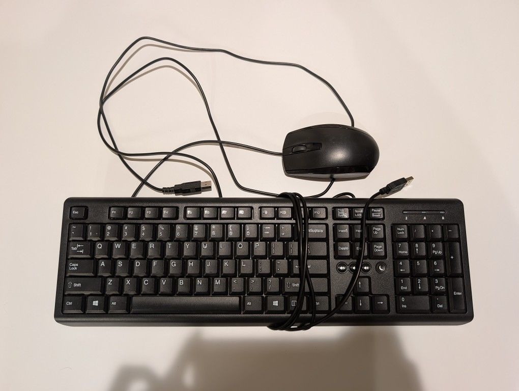 HP Wired Keyboard And Mouse
