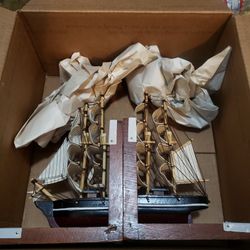 Ship Bookends