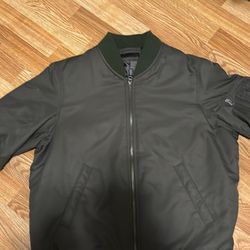 Uniqlo Green MA-1 Bomber Jacket