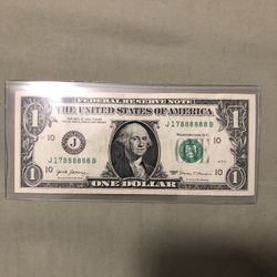 Lucky 8’s 1 Dollar Circulate Bill