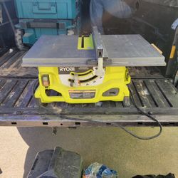 Ryobi Table Saw And Rigid Box