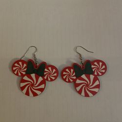Mickey Mouse Christmas Earrings