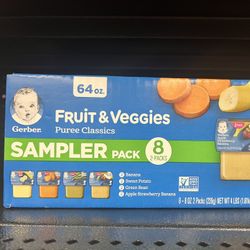 Gerber Fruits & Veggies Purée Cups