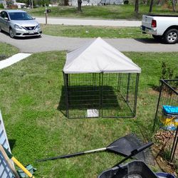 Dog Cage With Cover Like New