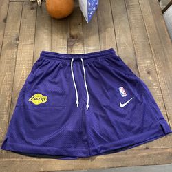 Lakers Nike Standard Issue Reversible Shorts Mens Size Medium