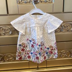 Zara Little Girls Dress 12 To 18 Months
