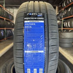 🔥 4 NEW Fortune 215/55R16 | Installed | 60K Warranty | $370 Out the Door