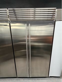 Sub Zero side by side stainless steel Built in 42” Refrigerator