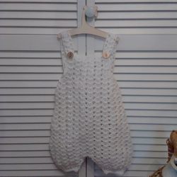 Cute Baby Romper With Giraffe Buttons