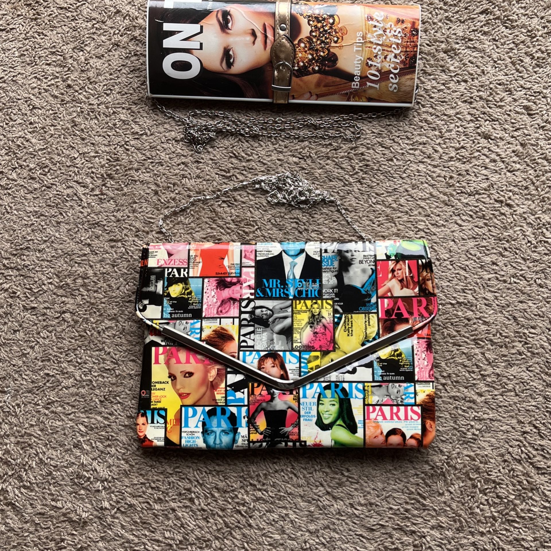 2 women's clutches.