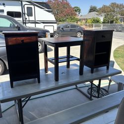 End Tables.. 3 Piece… Wood