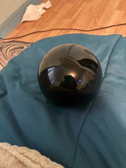 natural green rainbow obsidian sphere