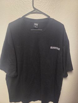 DRJ Essentials Black Cotton Men's T-Shirt size XXL Short Sleeve Logo Cities
