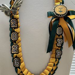 Ribbon Lei For Graduation 