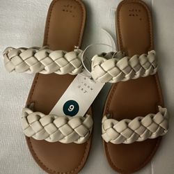 (NWT) A New Day Women's Size 9 Braided Sandals - NEW 