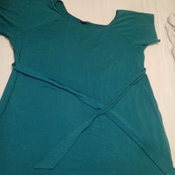 Torrid 4 mini French terry blue dress