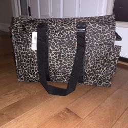 Leopard Large Tote NWT