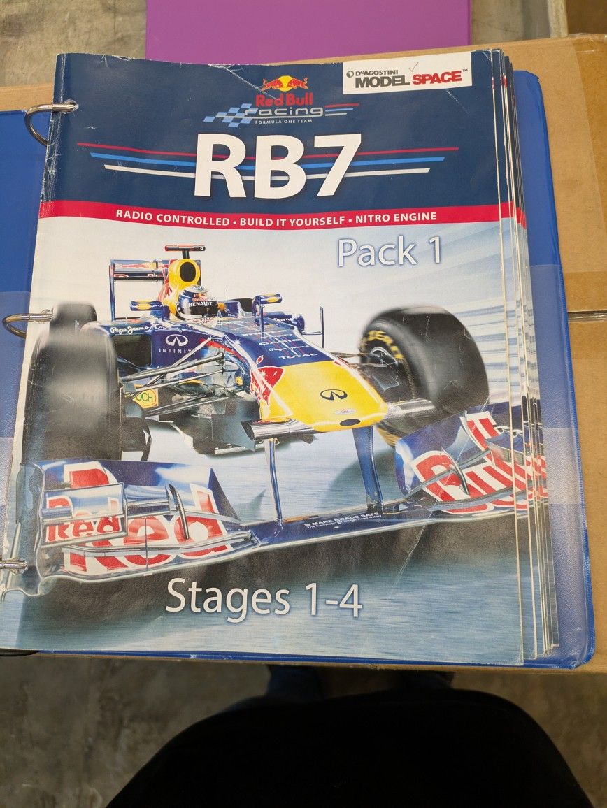 Redbull Formula One Team Build Yourself Nitro Engine Remote Control Car