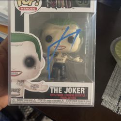 Jared Leto Signed Suicide Squad Joker Funko Pop