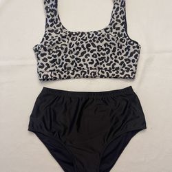 Size L One Loved Babe Two Pieces Bikini Swimsuit 