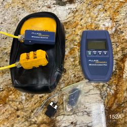 Fluke Networks MicroSanner Pro and Wiremap Adapter