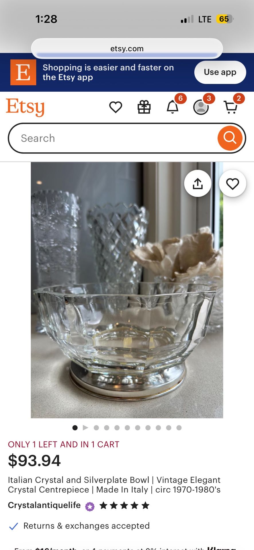 Vintage Italian Bowl