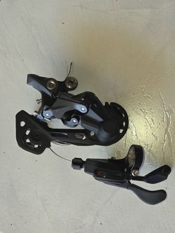 SHIMANO DEORE REAR DERAILLEURS AND SHIFTER 10  SPEEDS