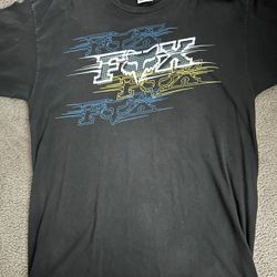 Vintage fox racing tee large