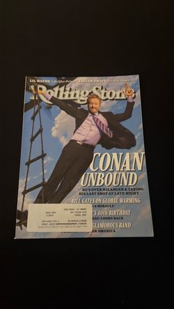 Rolling Stone Magazine Conan O'Brien Cover