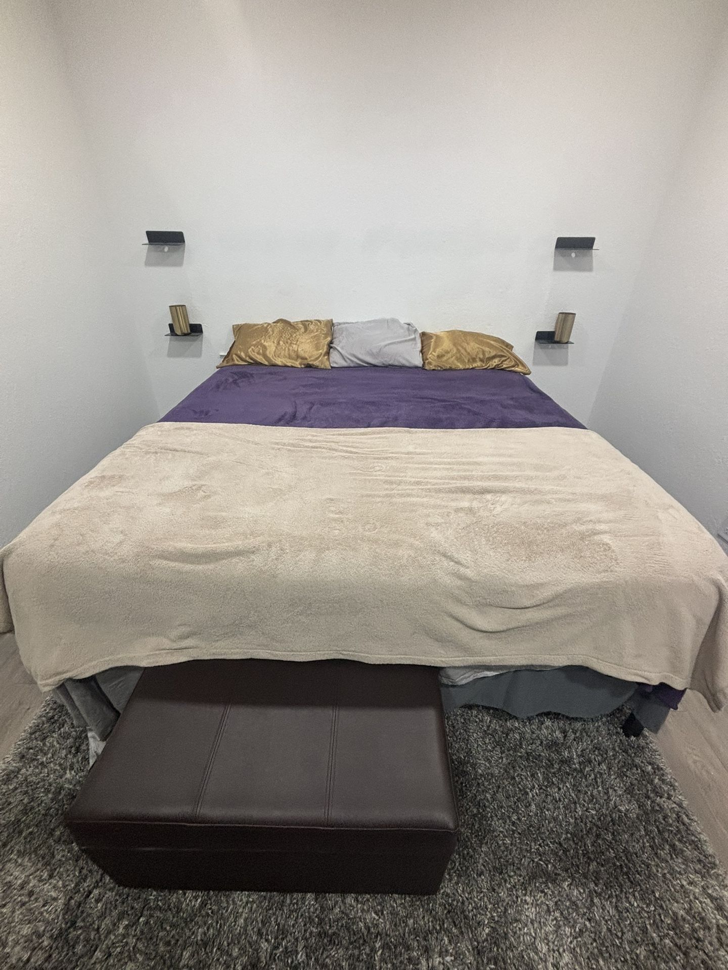 King Size Bed frame And Mattress
