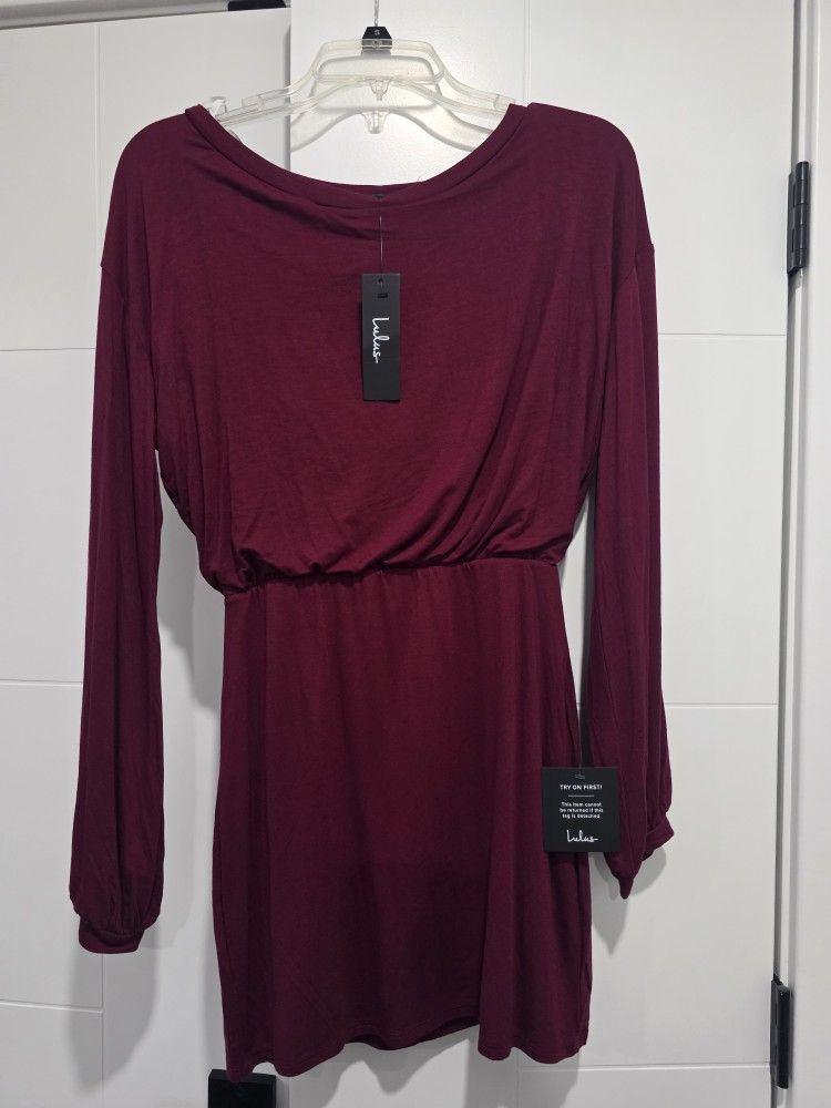 Lulus Maroon Dress