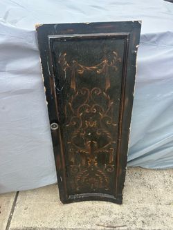 Vintage Decorative Wooden Cabinet Door