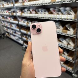 Apple iPhone 15 Plus 128GB Pink Unlocked – Good Condition (Screen Scratches) 🌸✨