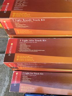 Various style tract lighting fixtures