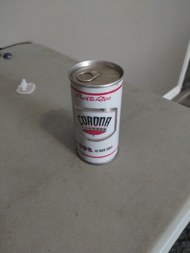 Corona Chavez Vintage Beer Can From Puerto Rico