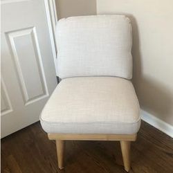 SET of 2, Springwood Slipper Accent Chair, Light Honey - NEW in boxes